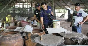 illegale Schnapsbrennerei in Banglamung