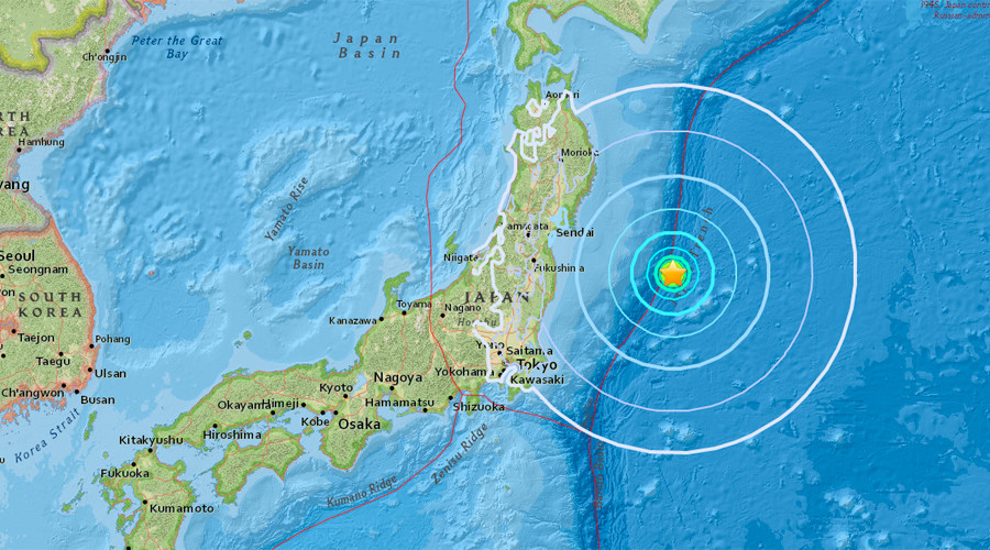 Eilmeldung – Erdbeben der Stärke 6,0 an der Ostküste von Japan