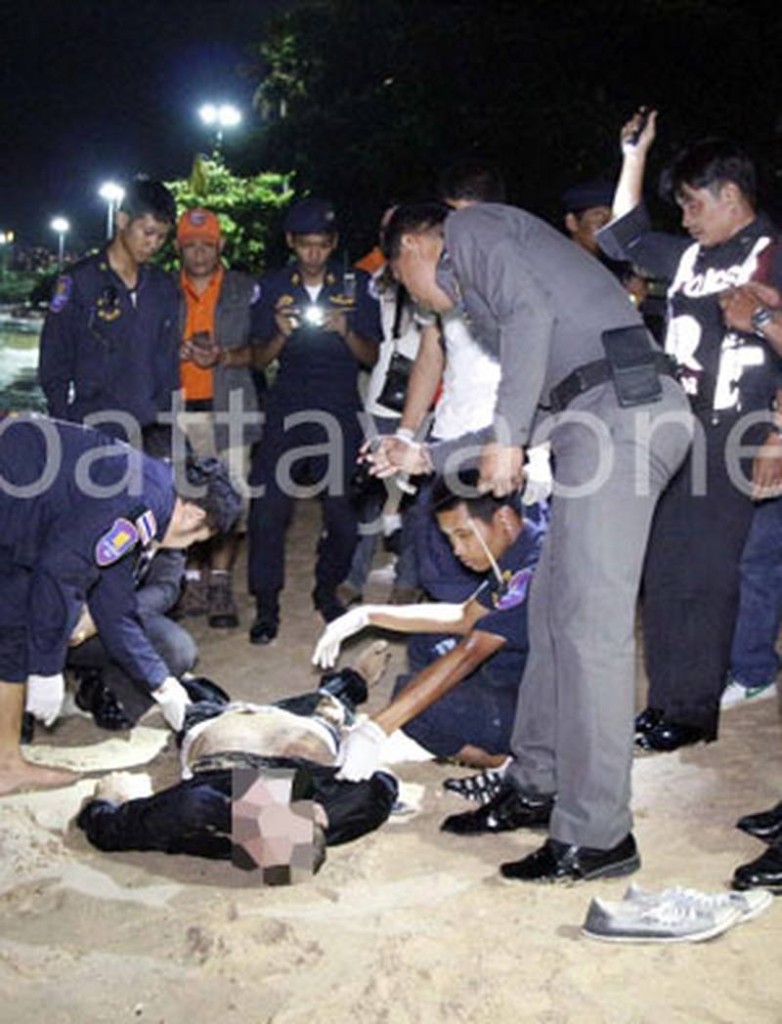 Polizei untersucht den verdächtigen Tod eines mutmaßlichen Europäers in Pattaya