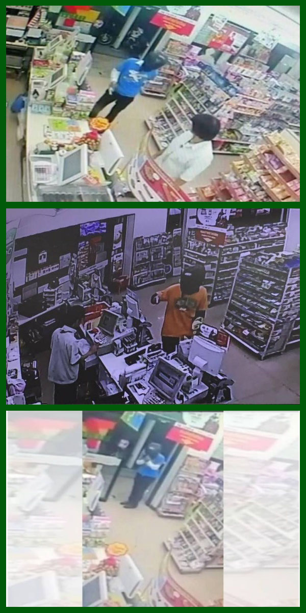 Zwei bewaffnete Gangster überfallen gleich sieben 7-Eleven Märkte in einer Nacht