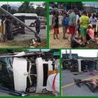 Deutsche Touristen nach einem Minivan Unfall auf Phuket ins Krankenhaus eingeliefert