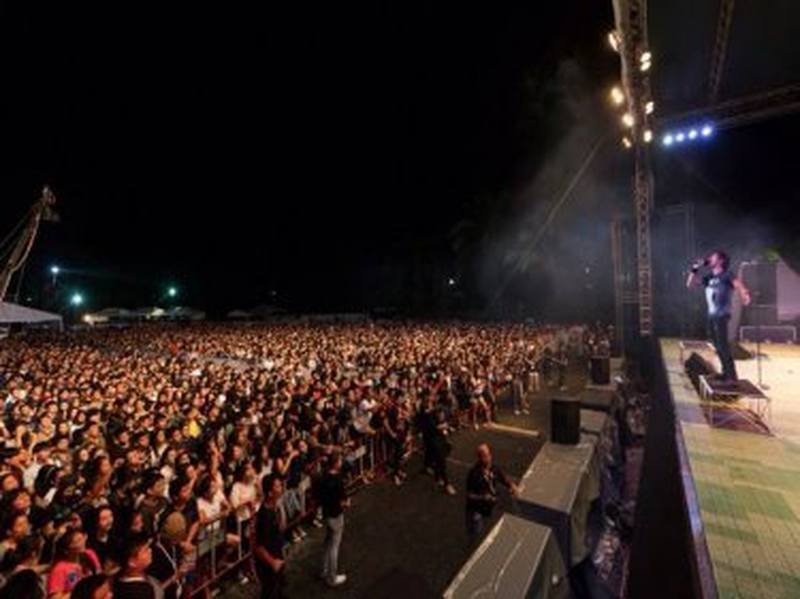 5.000 Fans rocken auf Phuket bei einem Bodyslam Konzert