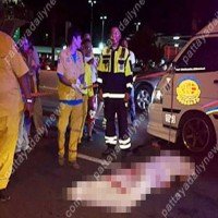 Deutscher Fußgänger von Minivan überfahren