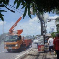 Explosion und ein Feuer sorgt für Angst und Schrecken unter den Anwohnern auf Phuket