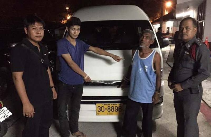 Autodieb nutzt einen gestohlenen Van um auf Phuket ein paar Drinks zu sich nehmen
