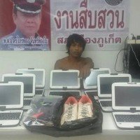 Laptopdieb nach dem Einbruch in einer Schule auf Phuket verhaftet