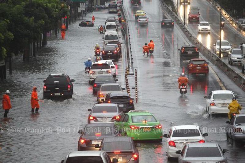 Flut und Hochwasser in Bangkok