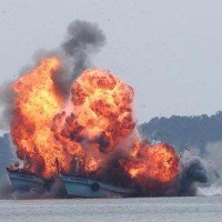Indonesien sprengt thailändische und vietnamesische Fischerboote in die Luft