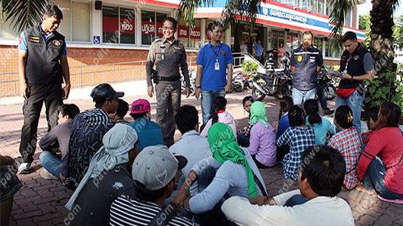 Polizei geht gegen illegale Arbeiter in Pattaya vor