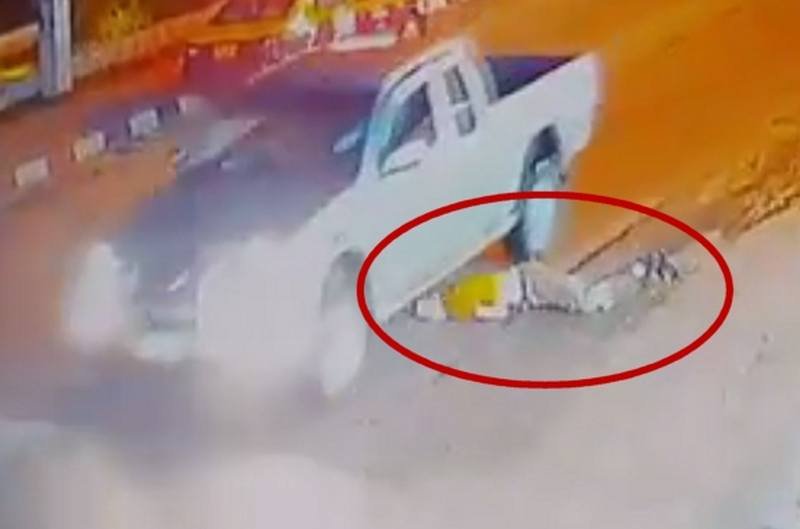 Ausländer wird auf Ko Samui von einem Pickup erfasst und überfahren
