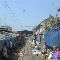 Mae Klong Markt in Samut Songkhram (Bild: tom_bkk/TIP Forum)
