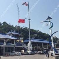 Marinebehörden in Pattaya warnen die Bootseigentümer vor dem Auslaufen
