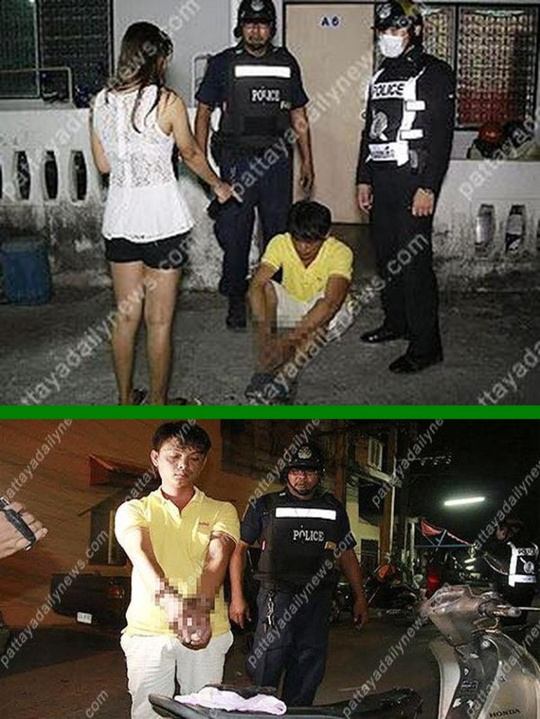 Unterwäsche Dieb in Pattaya geschnappt