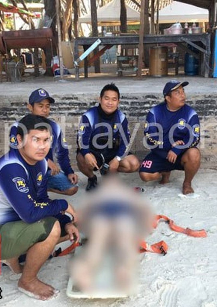 Trotz Schwimmweste ertrinkt ein chinesischer Tourist vor Pattaya