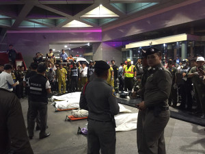 Sieben Tote bei einer Explosion im SCB Park in Bangkok