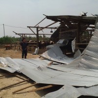 Schwerer Gewittersturm in Chiang Mai zerstört zahlreiche Häuser und Gebäude