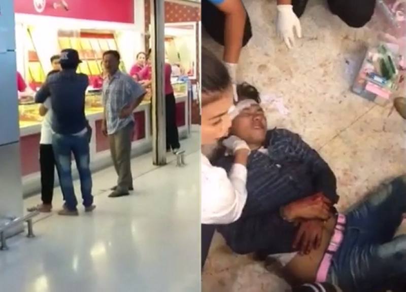Lynchmob kümmert sich um einen Goldräuber der ein 10-jähriges Kind als Geisel nahm