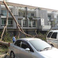 Sturm richtet schwere Schäden in Chiang Mai an