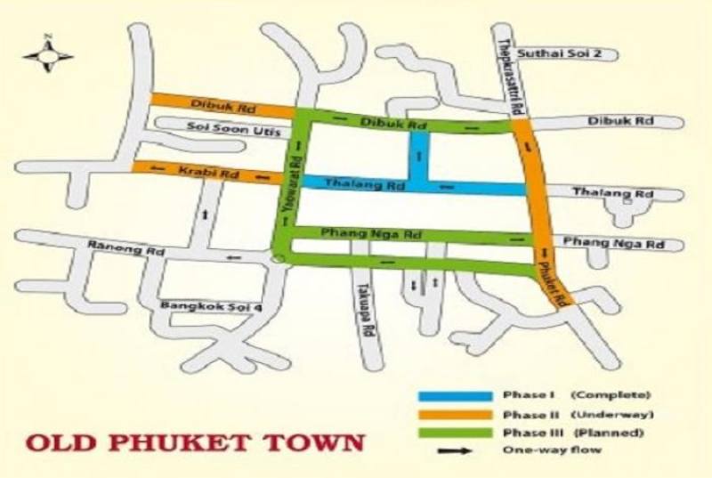 Bauplan Altstadt Phuket
