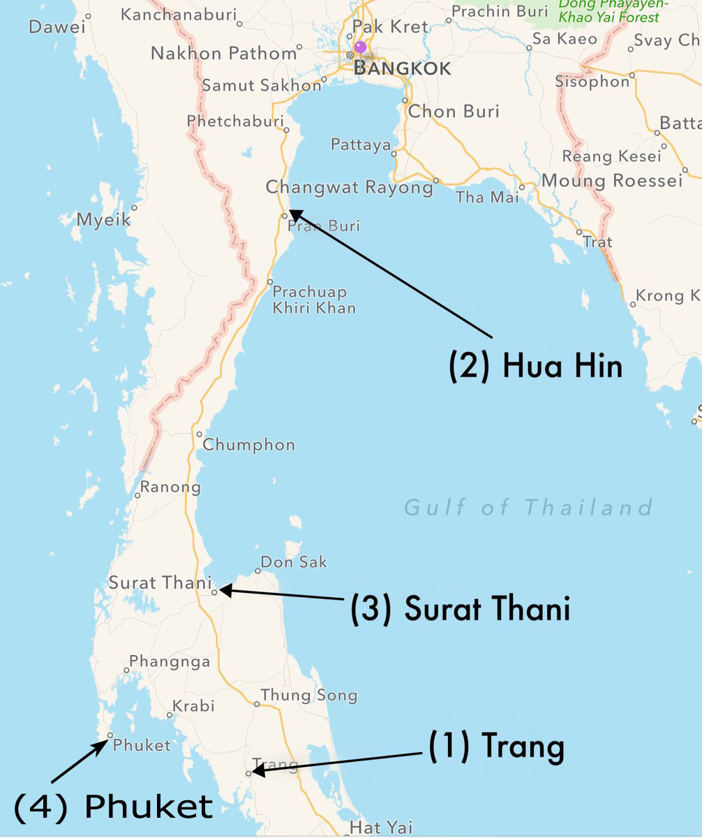 Eilmeldung: Weitere zahlreiche Bombenanschläge in Thailand