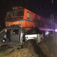 Vier Tote beim Überqueren eines Bahnübergangs in Ratchaburi