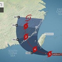 Monster Taifun „Meranti“ fegt über Taiwan