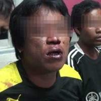 Anwohner attackieren zwei Kindesentführer in Chonburi