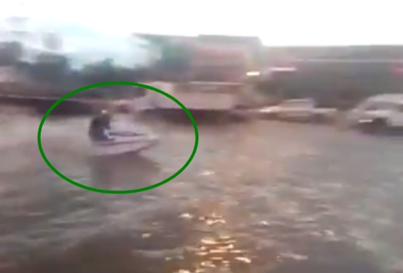 Noch ein Hochwasser Video nach dem Motto: Nur in Thailand