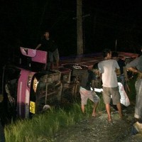 22 Verletzte bei Tourbus Unfall in Krabi