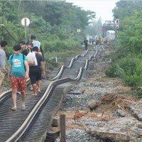 Alle Eisenbahn Verbindungen in den Süden sind wieder im Betrieb