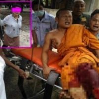 Angeblich geistig gestörte Frau schießt auf einen Mönch