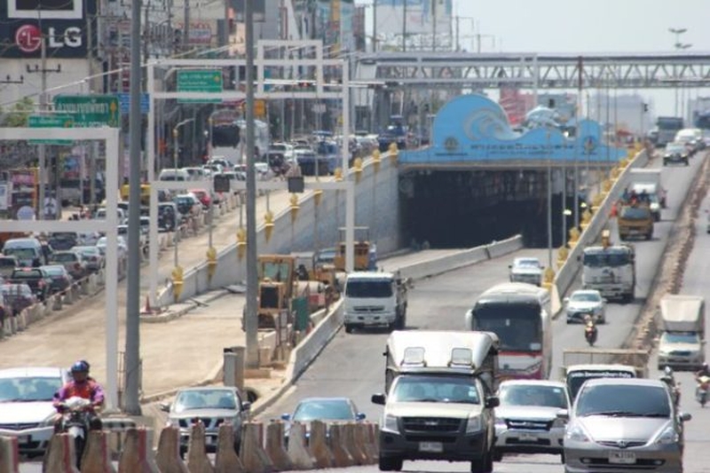 Pattaya Tunnel Projekt verzögert sich