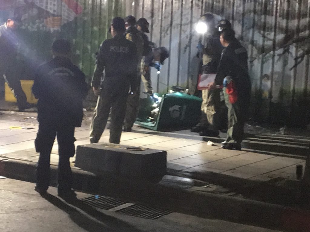 Zwei Verletzte nach Ping Pong Bomben Explosion in Bangkok