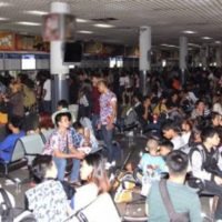 Busbahnhof Mo Chit hoffnungslos überfüllt