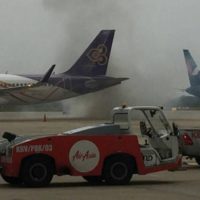 Feuer am internationalen Flughafen Krabi konnte schnell unter Kontrolle gebracht werden