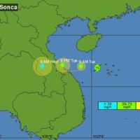 Meteorologisches Institut warnt vor dem tropischen Sturm Sonca