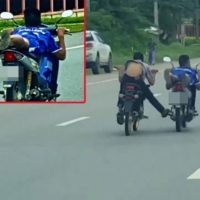Video: Wollen diese jugendlichen Motorradfahrer wirklich auf der Schnellstraße sterben?