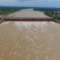 Das Volumen des abfließenden Wasser aus dem Norden verringert sich endlich