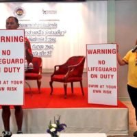 Rettungsschwimmer auf Phuket sind kurzfristig wieder im Einsatz