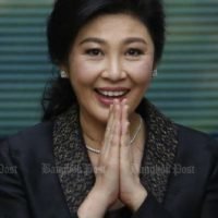 Yingluck sagt, sie werde sich aus der Politik heraushalten