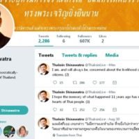 Thaksin erinnert in den sozialen Netzwerken an den Militärputsch vor 11 Jahren