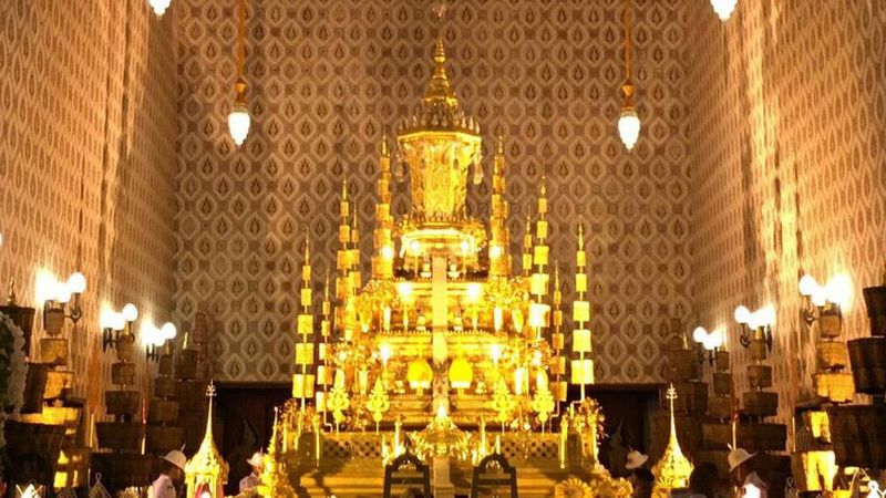 Die Aufbahrung von seiner Majestät König Bhumibol Adulyadej