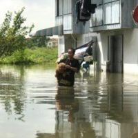 Vier Bezirke in Chai Nat noch immer überschwemmt