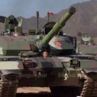 Erste Lieferung von 28 chinesischen VT4 Panzern in Thailand eingetroffen