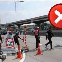 Rufen sie die Polizei, wenn sie in Bangkok illegale Kontrollpunkte sehen
