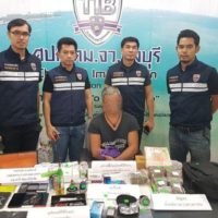 Russischer Drogendealer wegen Drogenhandel und 576 Tagen Overstay in Pattaya verhaftet