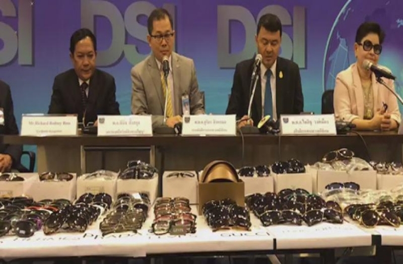 Mehr als 200.000 gefälschte Markenbrillen in Bangkok beschlagnahmt