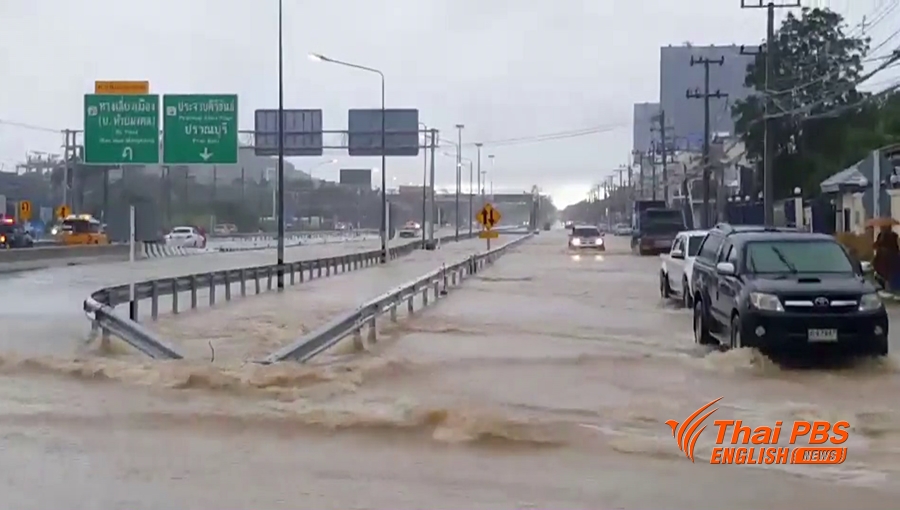 Tropische Depression Kirogi richtet in Hua Hin und Cha-Am Chaos an