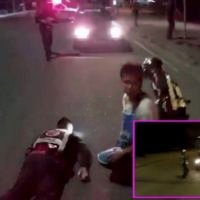 Motorradfahrer rast durch Kontrollpunkt und bricht einem Polizeibeamten beide Beine