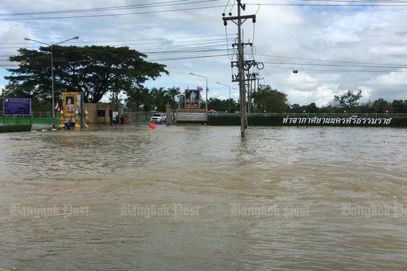 Flughafen Nakhon Si Thammarat wegen Überschwemmungen geschlossen